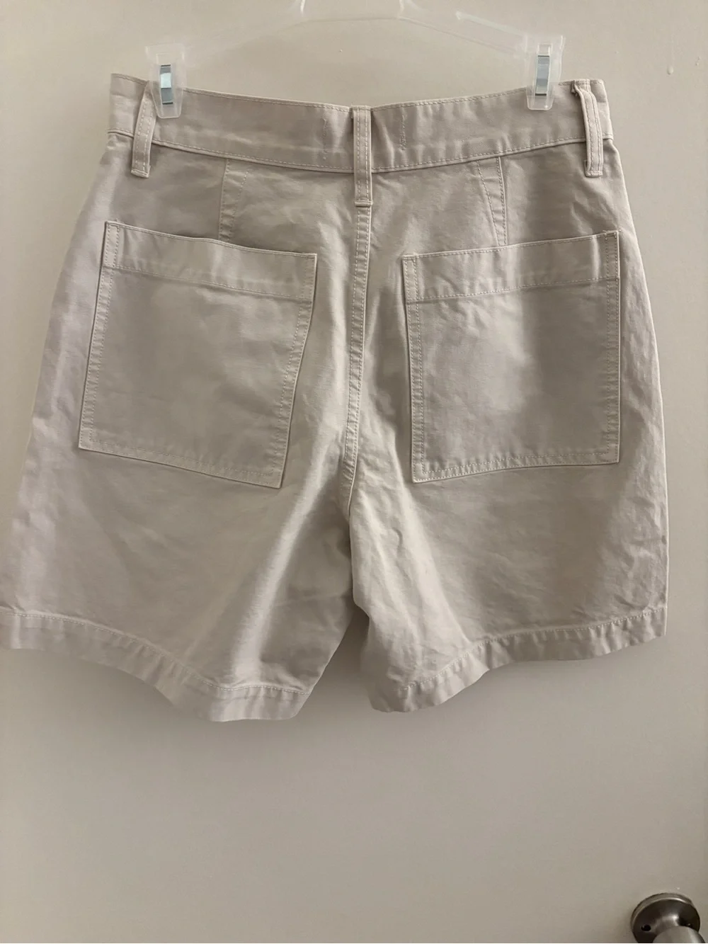 Madewell Light Beige Utility Cotton Shorts
